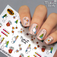 Слайдер-дизайн Fashion Nails, фольгированный M262
