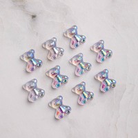 Blesk, Украшение для ногтей "Мишки" №15 (пластик) разм 9*8 мм, 10 шт.