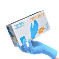 Перчатки нитриловые синтетические WALLY PLASTIC, размер М (100 шт)