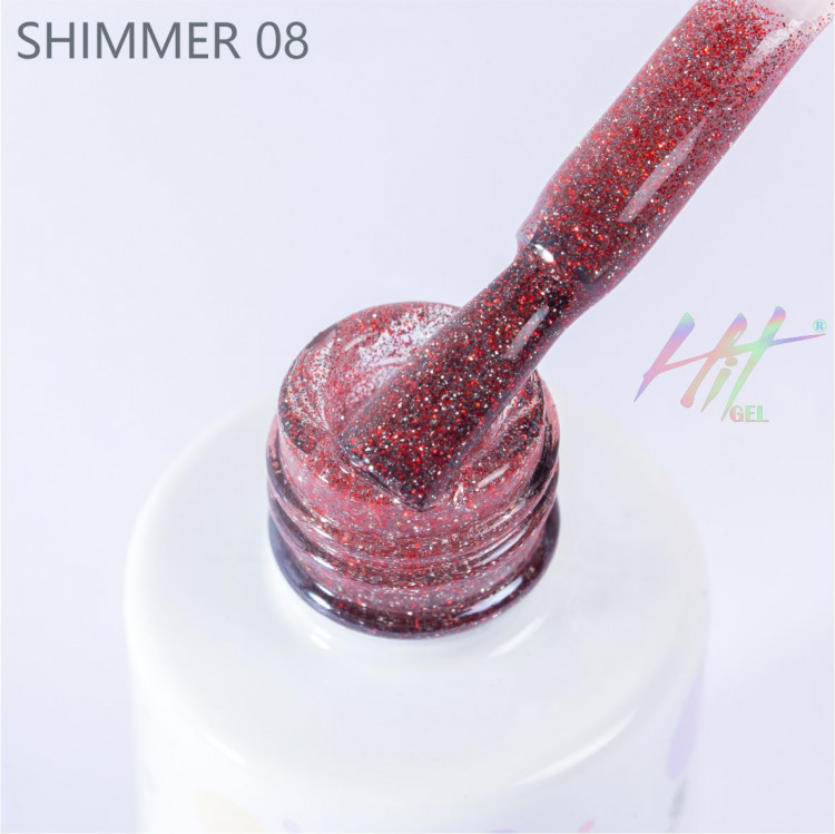 HIT gel, Гель-лак "Shimmer" №08, 9 мл