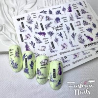 Fashion Nails Слайдер-дизайн белый W097