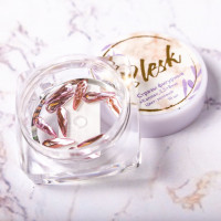 Blesk, Стразы фигурные "Капля", цвет розовый 2,5*8 мм (10 шт)