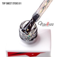 Nailiss, Топ без липкого слоя "Top sweet sticks" №01, 9 мл