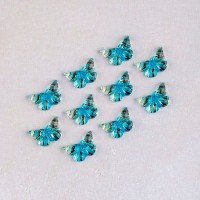 Blesk, Украшение для ногтей "Бабочки" №10 (пластик) размер 7*10 мм, 10шт