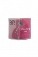 Диск педикюрный пластиковый PODODISC STALEKS PRO XS в комплекте с сменным файлом 180грит 5 шт (10мм)