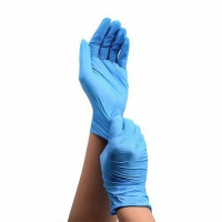 MediOk Перчатки одноразовые нитриловые Голубые, размер S (100 шт)