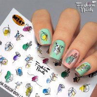 Fashion Nails Слайдер-дизайн фольгированный M247