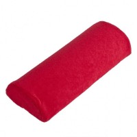 Подушка для маникюра, текстиль (красный)