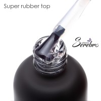 Густой Каучуковый топ Super rubber top для гель-лака "Serebro collection", 20 мл