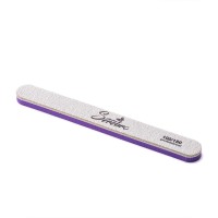 Пилка-шлифовщик 2-в-1 фирменная "Serebro" для натуральных и искусственных ногтей 100/180 (фиолет)