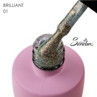 Serebro, Гель-лак "Brilliant" №01, 8 мл