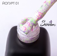 Serebro, Гель-лак "Йогурт" №01, 11 мл