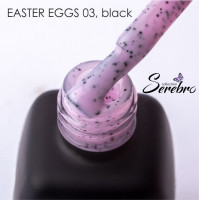 Гель-лак Easter eggs "Serebro collection" №03, black ,11 мл