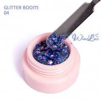 WinLac, Гель-лак "Glitter boom" №04, 3 мл