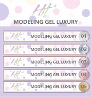Hit gel, Наклейки на типсы "Modeling gel Luxury"