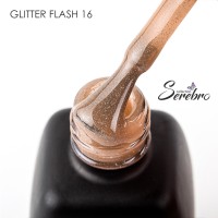 Serebro, Гель-лак светоотражающий "Glitter flash" №16, 11 мл
