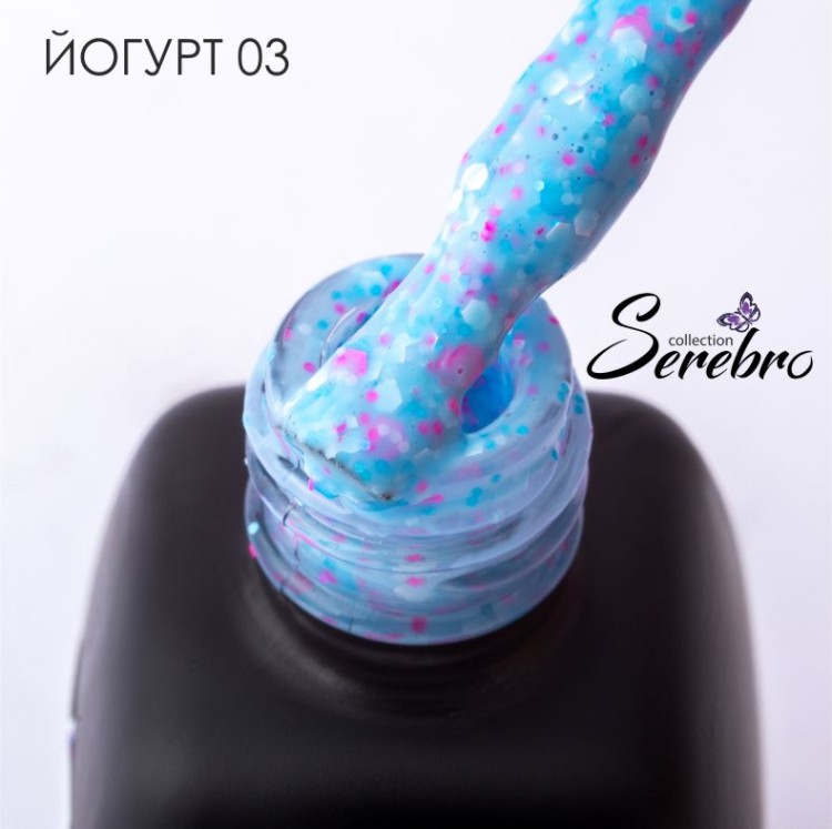 Serebro, Гель-лак "Йогурт" №03, 11 мл