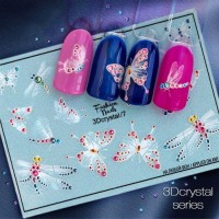 Слайдер-дизайн Fashion Nails, 3D Crystal (07)