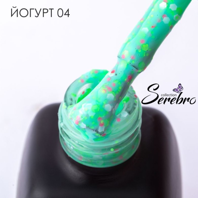 Гель-лак "Serebro collection" Йогурт №04, 11 мл